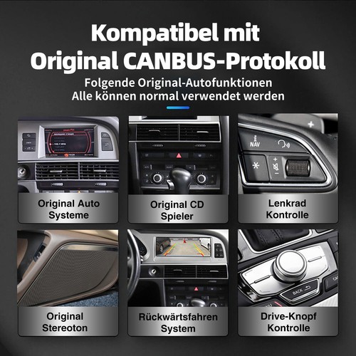 6+128GB Für Audi A6 C6 4F MMI 3G 2010-2012 8.8" Carplay Android Autoradio GPS BT - Bild 9 von 20
