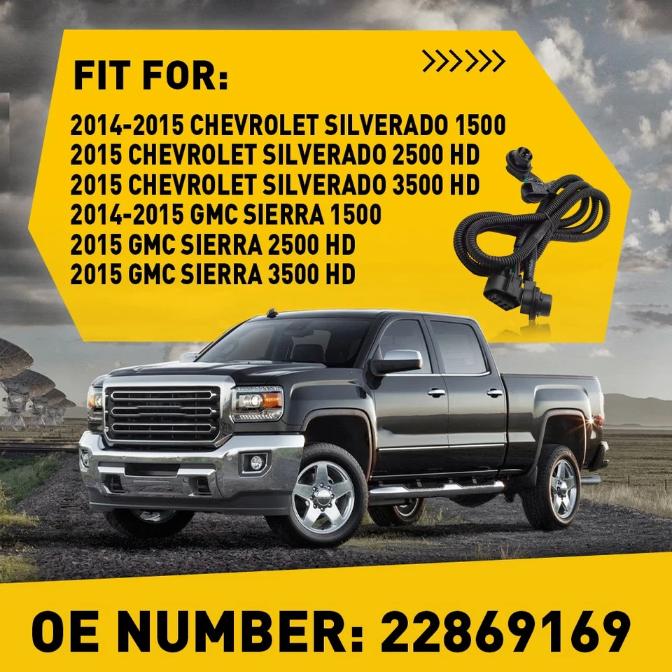 22869169 Arnés de cableado de lámpara de luz trasera para Chevrolet Silverado 2500/3500HD 2015 Foto 4 de 4