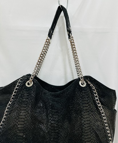 Michael Kors Schultertasche Chelsea Schlangenleder geprägt mit Kettenriemen & Quaste - Bild 4 von 15