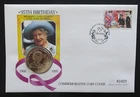 Guernsey Queen Mother 95th Birthday 1 Crown Coin PNC Cover 1995