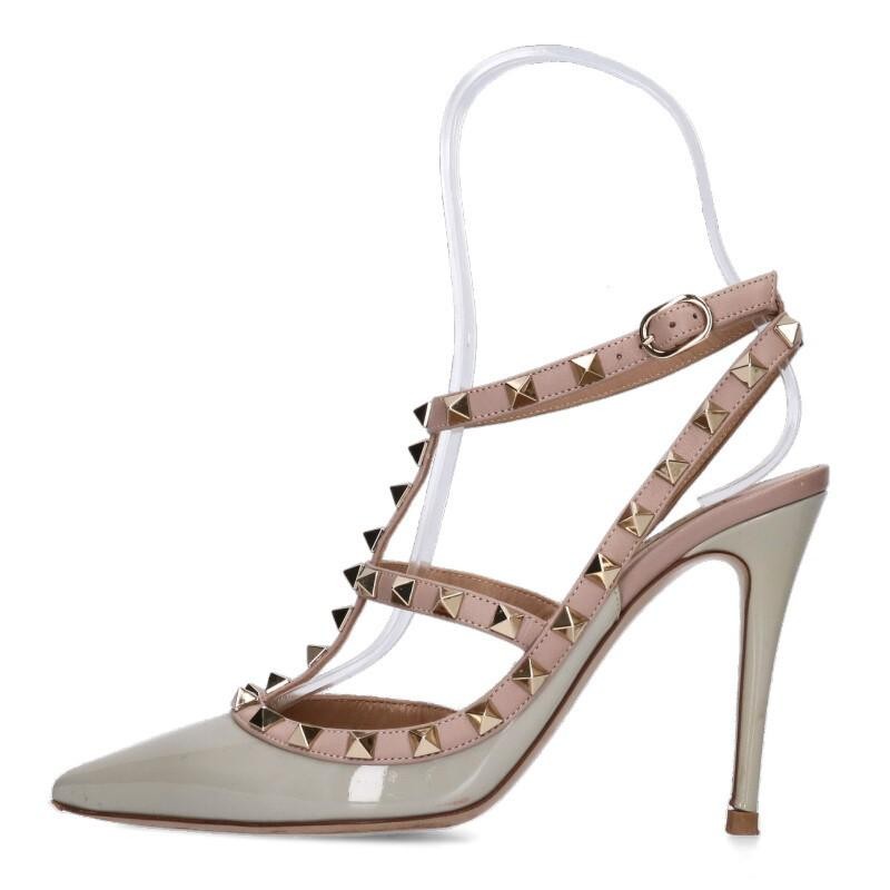 Valentino Garavani Pumps Heel Studded Leather Multicolor EU37.5/US7.5 116203c thumbnail 16