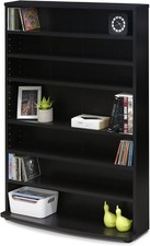 Organizador de 6 niveles de almacenamiento multimedia películas videojuegos DVD CD torre soporte estante hogar