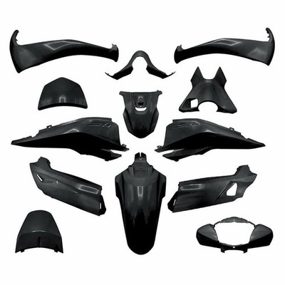 13 Piece Black T4TUNE Fairing Kit for Honda 150 SH 2017-2019