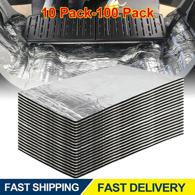 #ad Self adhesive Fireproof Sound Deadener Heat Insulation Mat For Car Hood Engine $99.99