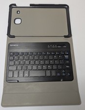 FINTIE Bluetooth Keyboard and Magnetic Case Black for Samsung Tab E8 SM-T377