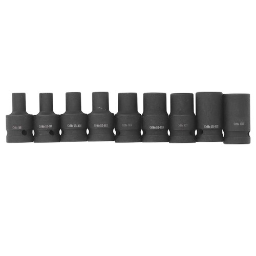 9 Pieces Tap Sockets Cr Molybdenum Steel 1/2 Inch Drive Square Socket ...