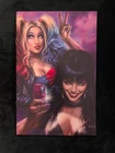 HARLEY QUINN X ELVIRA #1 VIRGIN LUCIO PARRILLO EXCLUSIVE