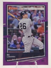 2020 Donruss #119 DJ LeMahieu Holo Purple