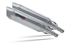 Coppia Terminali GPR Furore-X Inox per Ducati Monster 600 Omologato 93-03