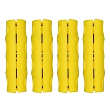 Snappy Grip Yellow Ergonomic Replacement Bucket Handles – 4 Pack Heavy Duty