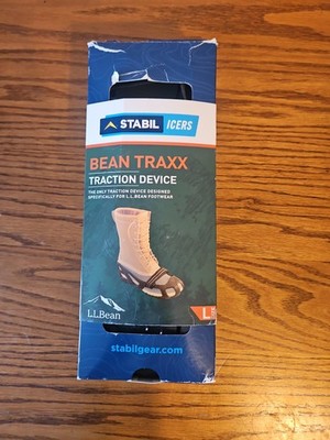 LL BEAN  STABILICERS BEAN TRAXX TRACTION DEVICE LARGE NEW IN BOX