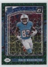 2024 Donruss Optic Rated Rookie Green Velocity Prizm Malik Washington #272 1k9t