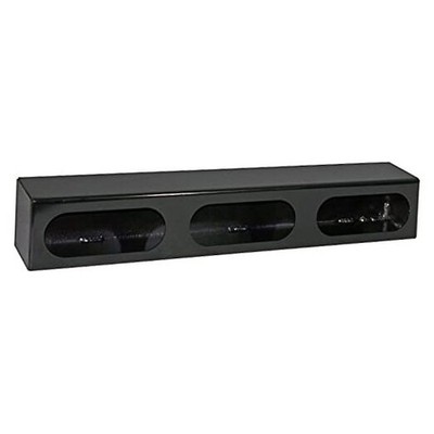 Buyers Products LB3253 Triple Oval Light Box, Black Powder Coat Steel 