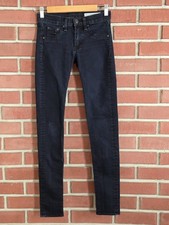 Girls Rag & Bone Ankle Skinny Size 24 Youth Blue Jeans Jeggings Zipper Fly EUC