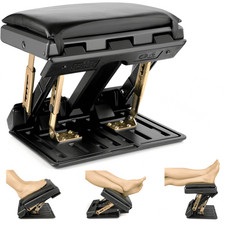Ymokee 1000013 Adjustable Foot Rest with 4-Position Height, Foldable Metal