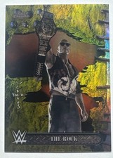 2025 Topps Chrome WWE Cactus Jack The Rock   Gold 47/50