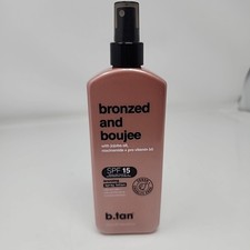 b.tan Bronzed and Boujee SPF 15 Sun Tanning Lotion Spray  8.45 fl oz