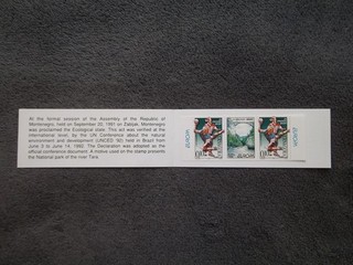 (CE 19) CEPT Europa 2001 Montenegro Booklet Postfrisch/ /MNH Tadellos