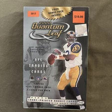 2000  Leaf Quantum  Football 8/pack Factory Sealed Box Tom Brady RC ?