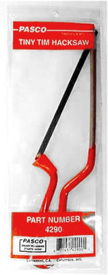 Tiny Tim Hacksaw Compact Mini Saw For Tight Areas Cuts Steel Brass Manual Tool