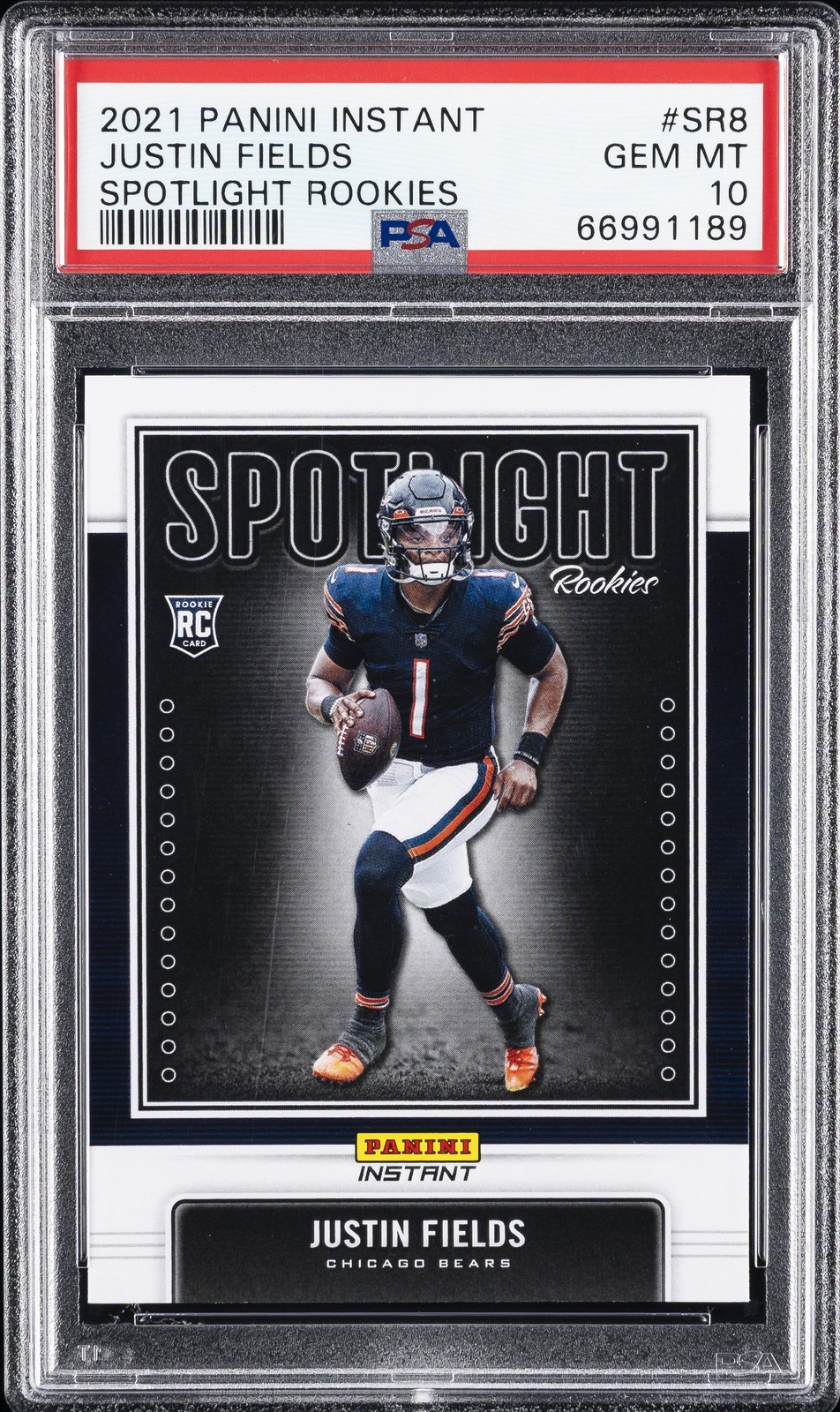 Justin Fields Panini Instant Spotlight Rookies #SR8 Base