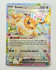Pokémon Eevee TCG EX Evoluzioni Prismatiche Holo Carta Rara 075/131 Ottime Condizioni
