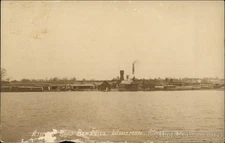 Whitman, Massachusetts MA Box Mill 1910 Original Vintage Real Photo RPPC