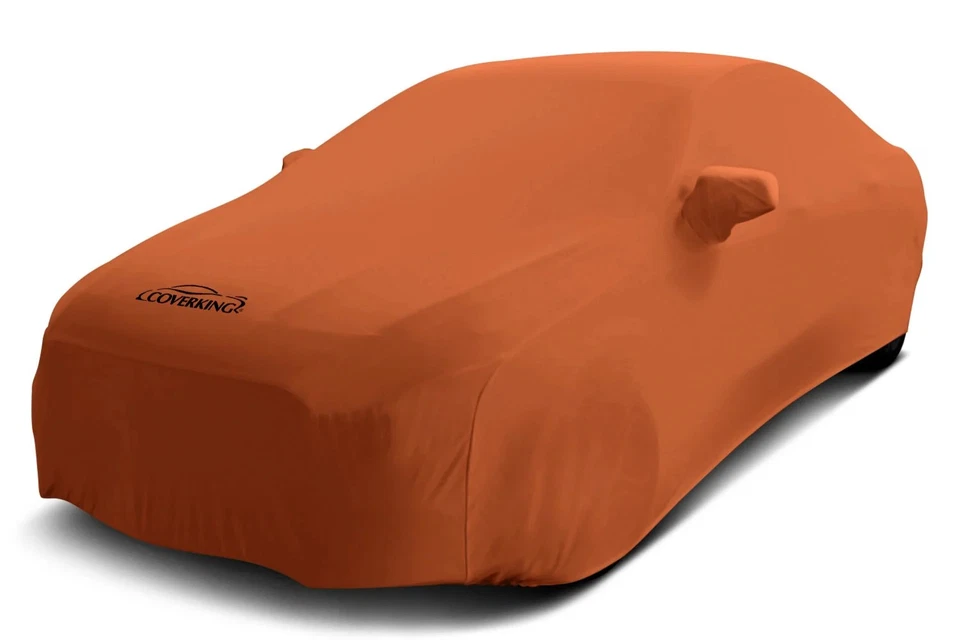 For Subaru Legacy 20 Satin Stretch Indoor Inferno Orange Custom Car Cover Foto 2 de 4