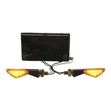 Mini Led Blinker 2St. orange V5 M8 E-Nr. für 12V 21W Suzuki Yamaha Honda CPI