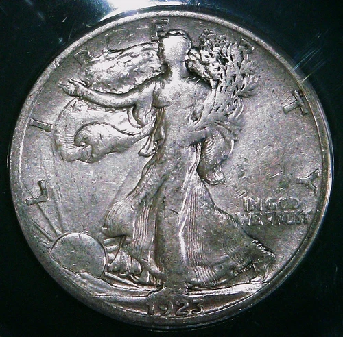1923-S Walking Liberty Half Dollar - ANACS F15 Details Cleaned - 90% Silver!