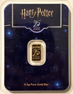 2026 PAMP Suisse Harry Potter 25th Anniversary 1/2 g Gold Bar in TEP