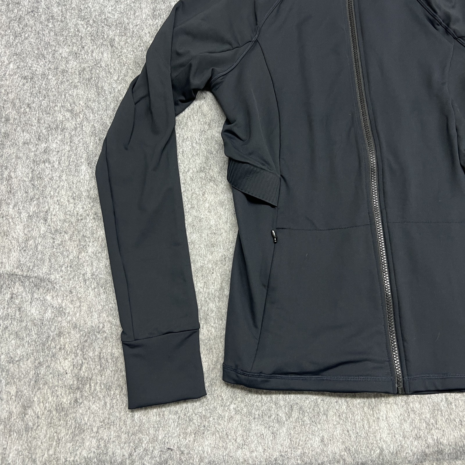 Fabletics Jacket Womens Small Black Trinity Long … - image 4