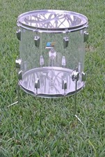   1970's LUDWIG USA CLASSIC 16" CLEAR VISTALITE FLOOR TOM for YOUR DRUM SET L278