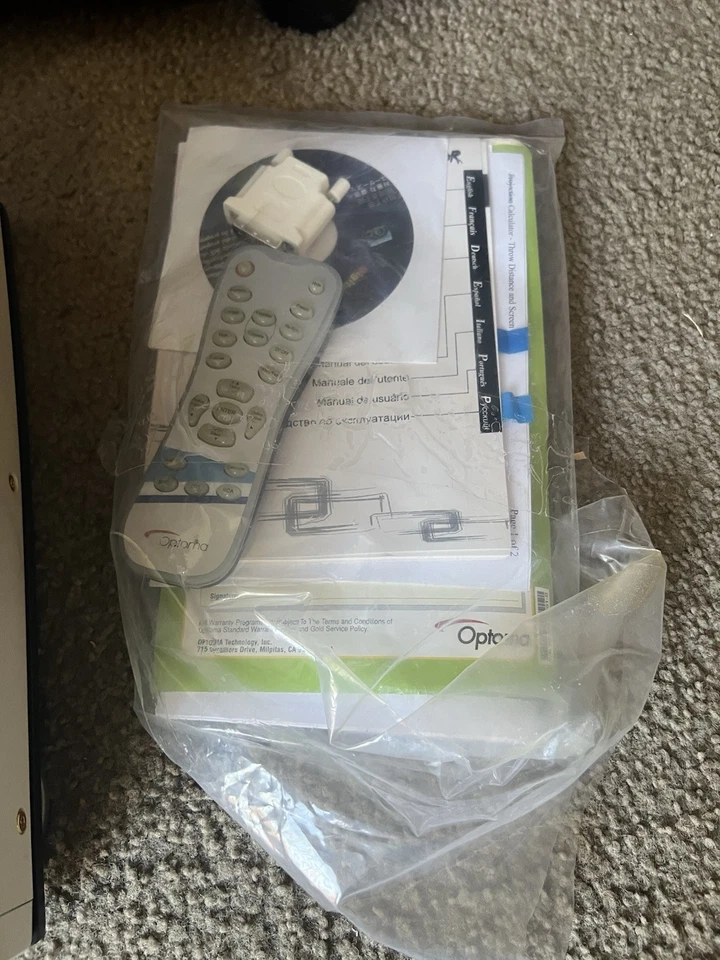 Optima Darkchip3 Projector H78dc3 with controller tested - Image 4 of 4