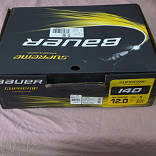 Bauer Supreme 140 Senior Ice Hockey Skates Size 12 TUUK Lightspeed Pro Black