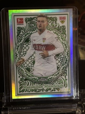 Maximilian Mitttelstadt Green Ornaments 2025-26 Topps Chrome Bundesliga /99