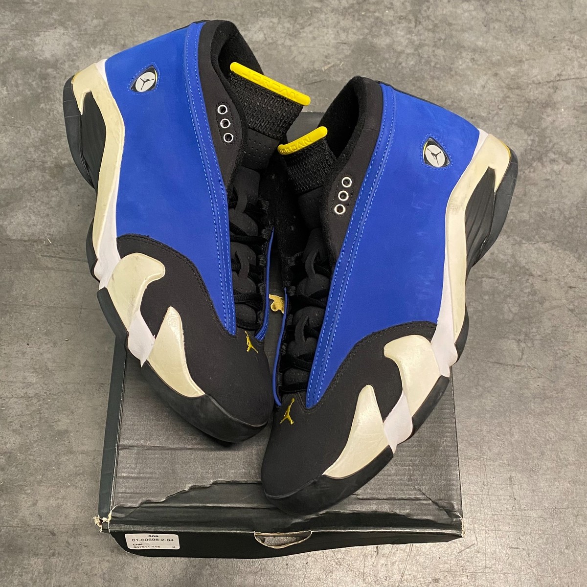 Size 13 - Air Jordan 14 Retro Low Laney 2015 Sneakers 807511-405