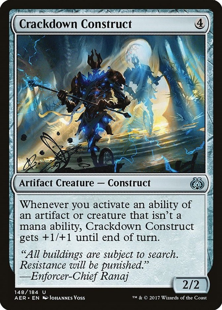 NM - Crackdown Construct AER - 148 Aether Revolt