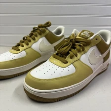 Size 11.5 - Nike Air Force 1 '07 Bronzine Saturn Gold.