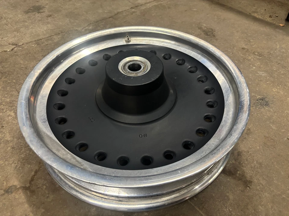 2010-2017 Harley-Davidson Softail Fat Boy 17X3.5 Front Wheel Black OEM Rim - Image 4 of 4