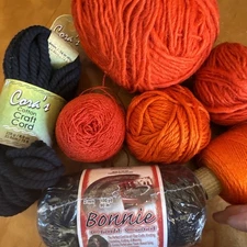 Pepperell Bonnie Macrame Black 2Mm 100 Yards / Cara 8oz 75ft And  Assorted Lot