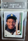 Upper Deck 1989 Star Rookie Ken Griffey Jr. #1 HGA 9 Baseball Card RC PSA CrossO