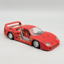 Burago 1987 Italy Red Ferrari F-40 Supercar Diecast 1:24 Car No Doors