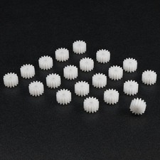 10Pcs 14 Tooth 0.5 Modulus Plastic Spindle Gear Motor Gears for 2mm Shaft