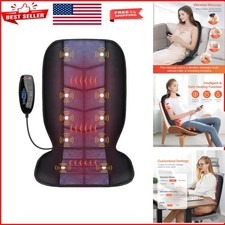 Luxury Back Massager with Heat  Vibration - 10 Motors for Ultimate Relaxation