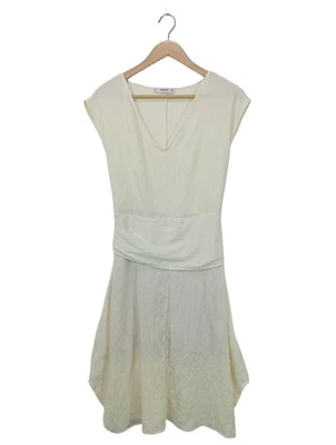 MANGO Vestido de Verano Mujeres Vestido Talla EU 38 blanco look casual - Imagen 1 de 4