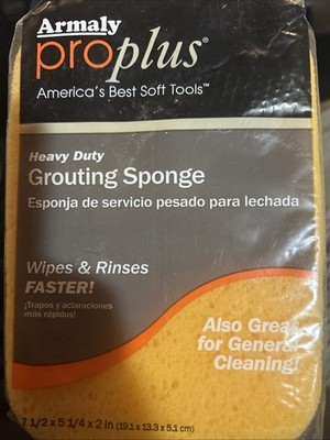Heavy Duty Pro plus Grouting Sponge Wipes & Rinses Faster