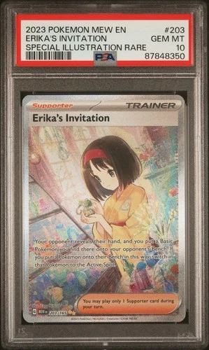 SV: Scarlet & Violet 151 #203/165 Erika's Invitation PSA 10
