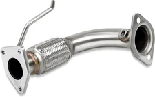 JY PERFORMANCE Front Flex Pipe Compatible With 2003-2007 2.4L Honda Accord