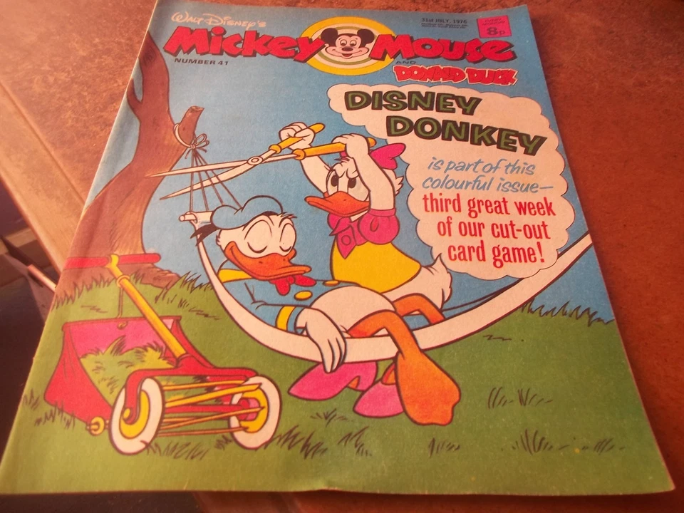 Walt Disney's Mickey Mouse and Donald Duck Comic 31 July 1976 No 41 weekly GC - Image 1 of 1